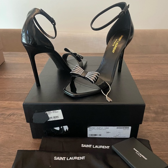 Saint Laurent Shoes - SOLD Saint Laurent Crystal Sandals